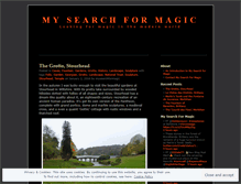 Tablet Screenshot of mysearchformagic.com